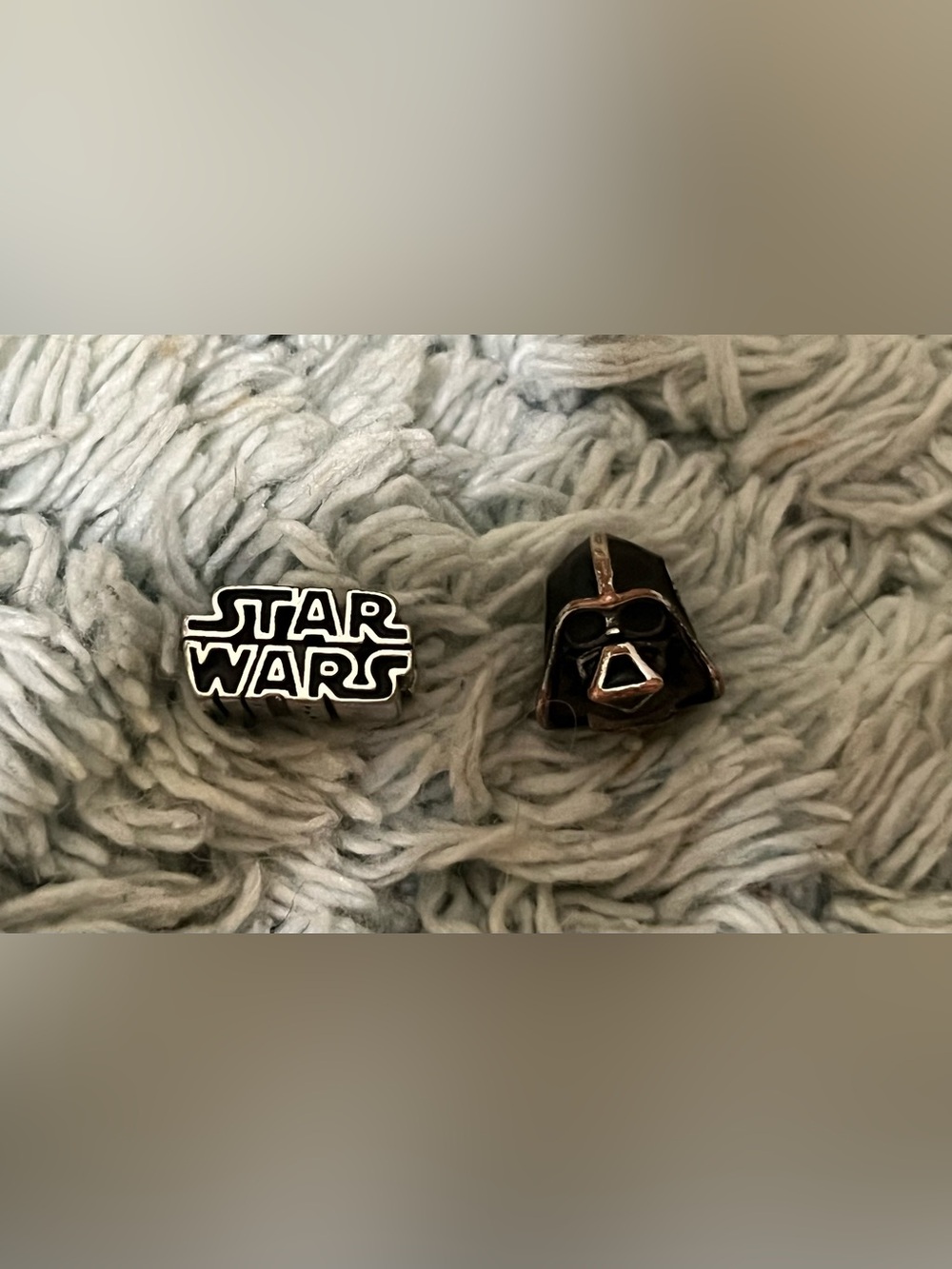 Star Wars Silver Logo Bead Charm